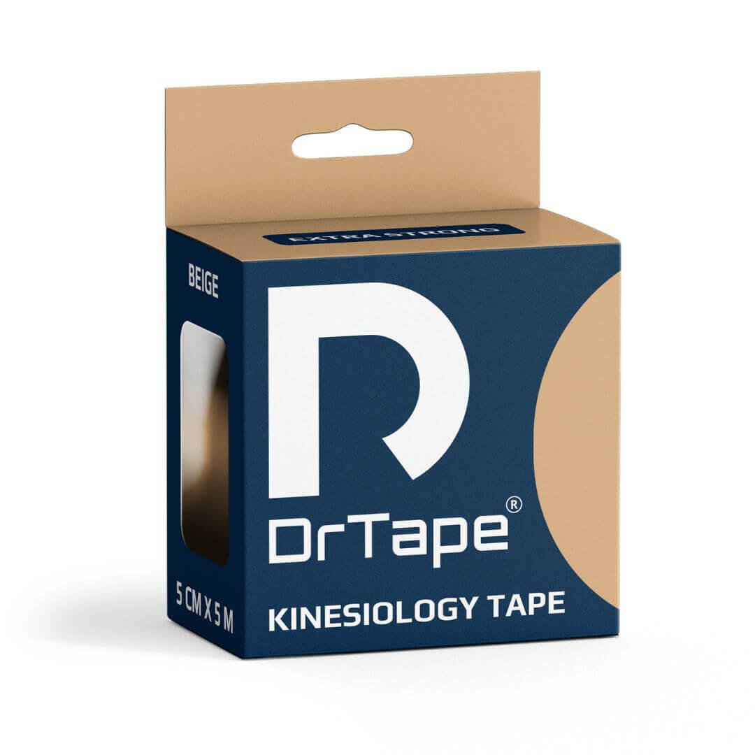 Taśma kinezjologiczna do tejpingu wodoodporna mocna 5 cm x 5 m DrTape 4/6