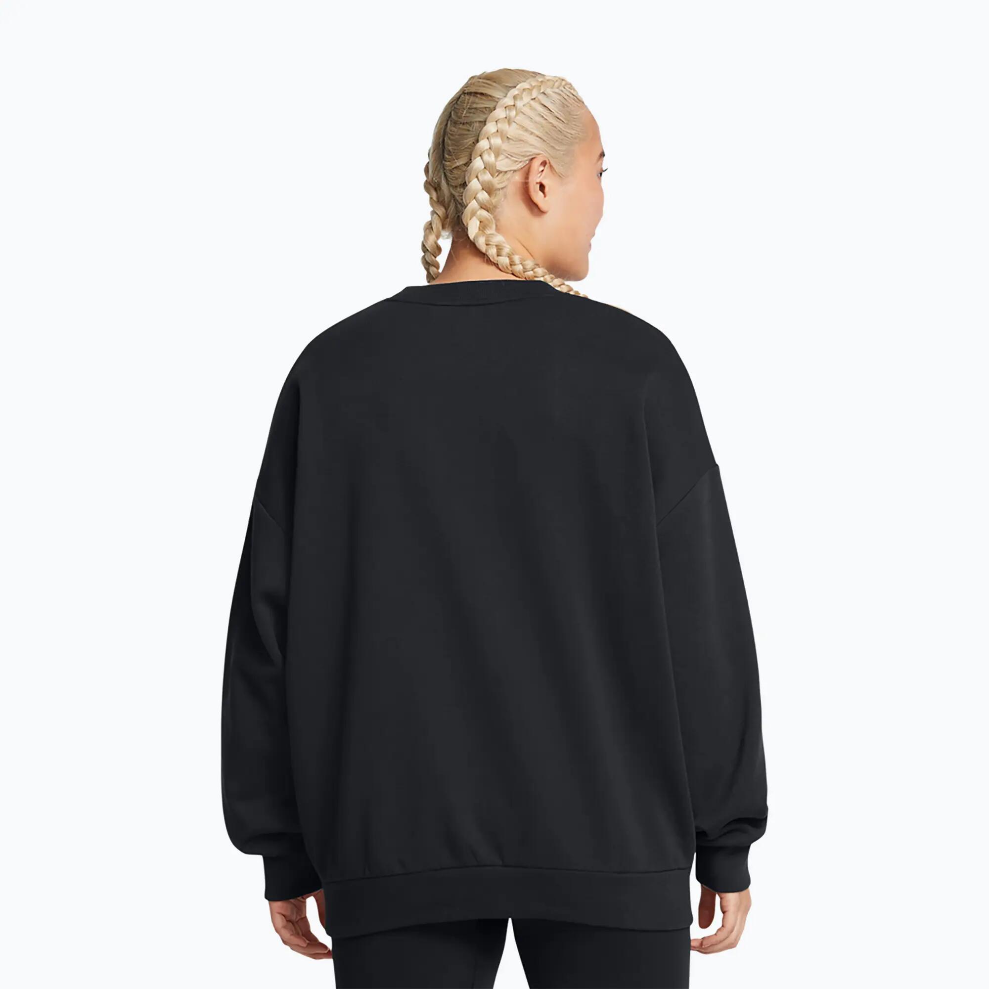 Női Under Armour Rival Fleece OS Crew-BLK pulóver 2/5