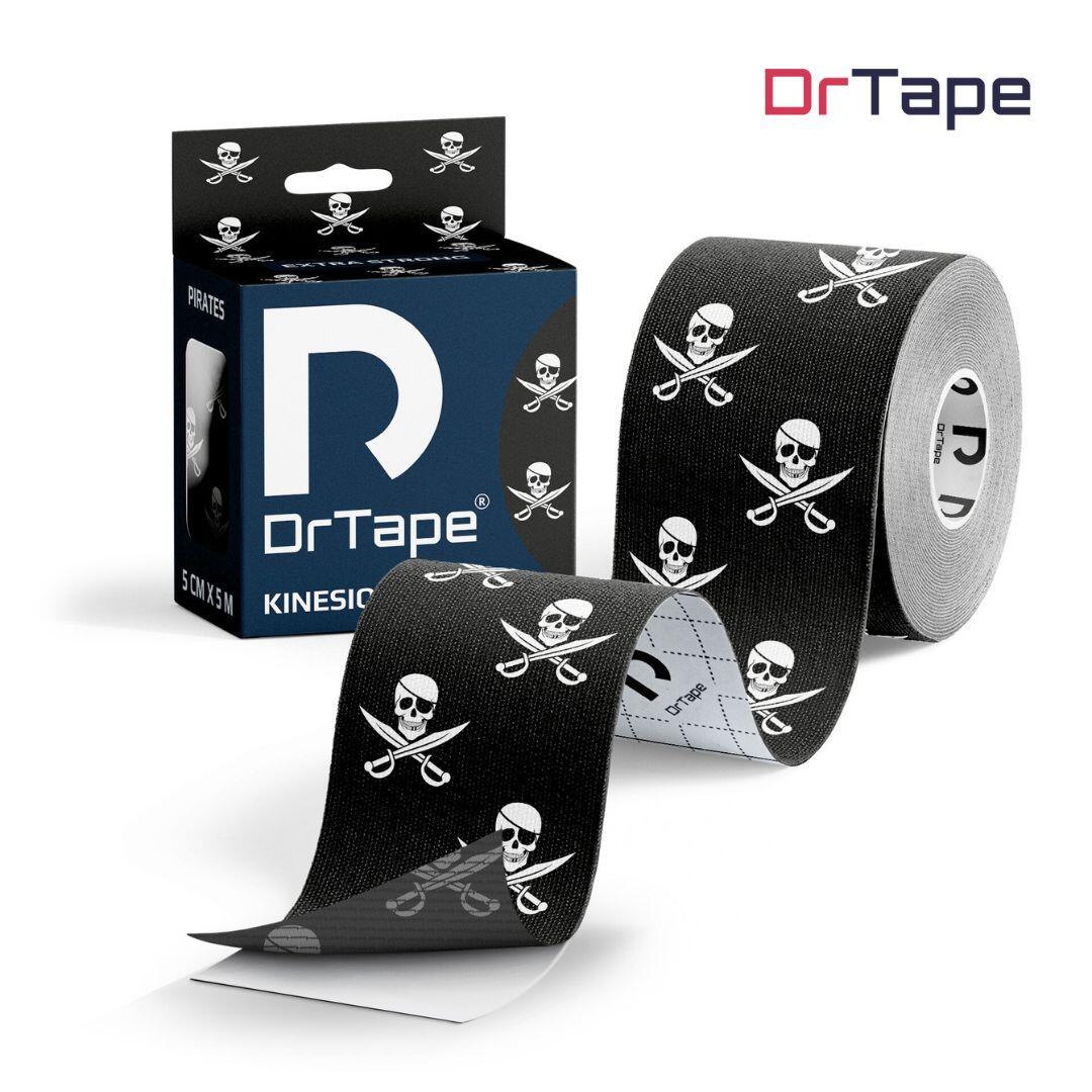 Taśma kinezjologiczna do tejpingu wodoodporna mocna 5 cm x 5 m DrTape