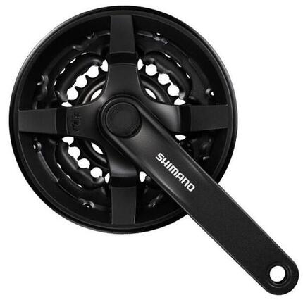 Mechanizm korbowy SHIMANO Tourney FC-TY301 6/7/8rz czarny 170mm 48/38/28T