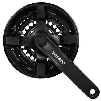 Mechanizm korbowy SHIMANO Tourney FC-TY301 6/7/8rz czarny 170mm 48/38/28T