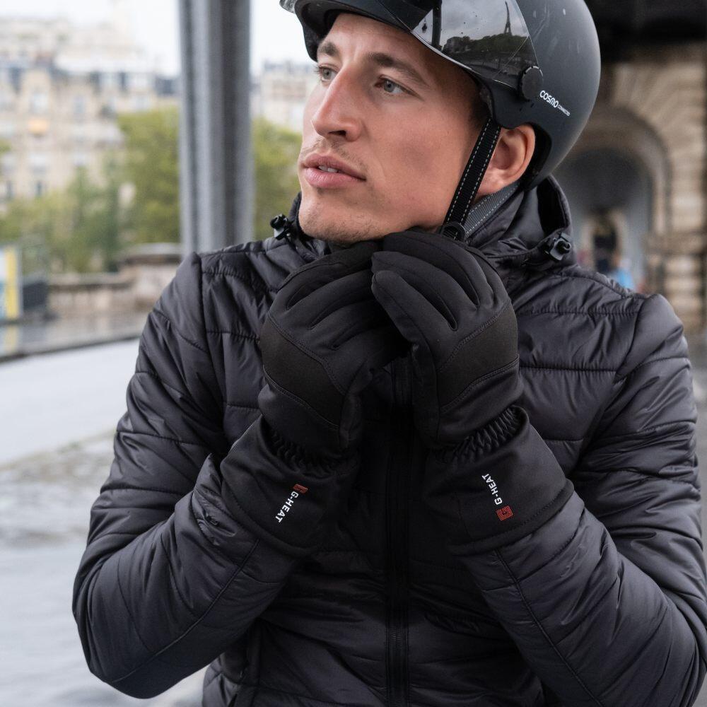 Gants Adulte Chauffants Noir - CONFORT + 3/8