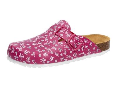 Pantolette Damen ohne LICO Bioline Clog Print