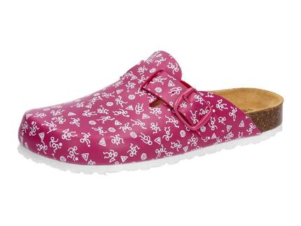 Pantolette Damen ohne LICO Bioline Clog Print