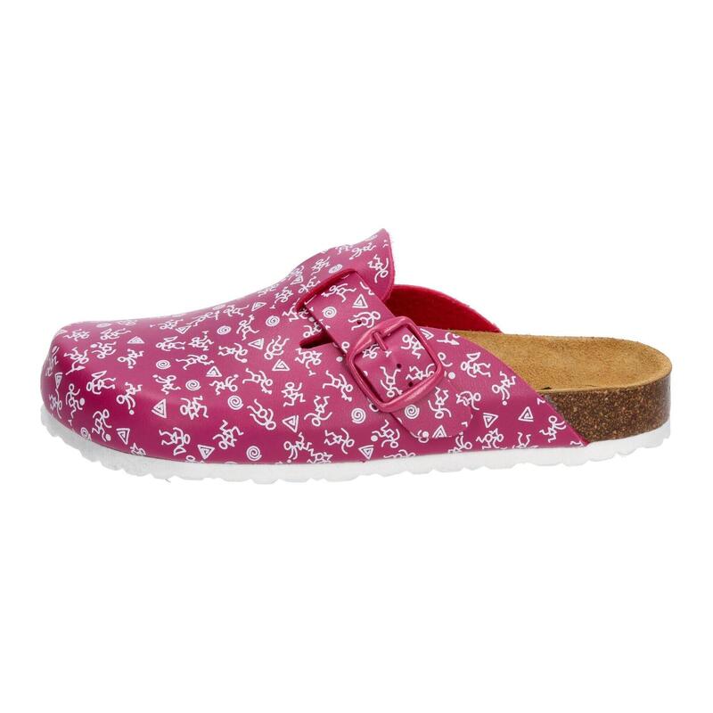 Pantolette Damen ohne LICO Bioline Clog Print