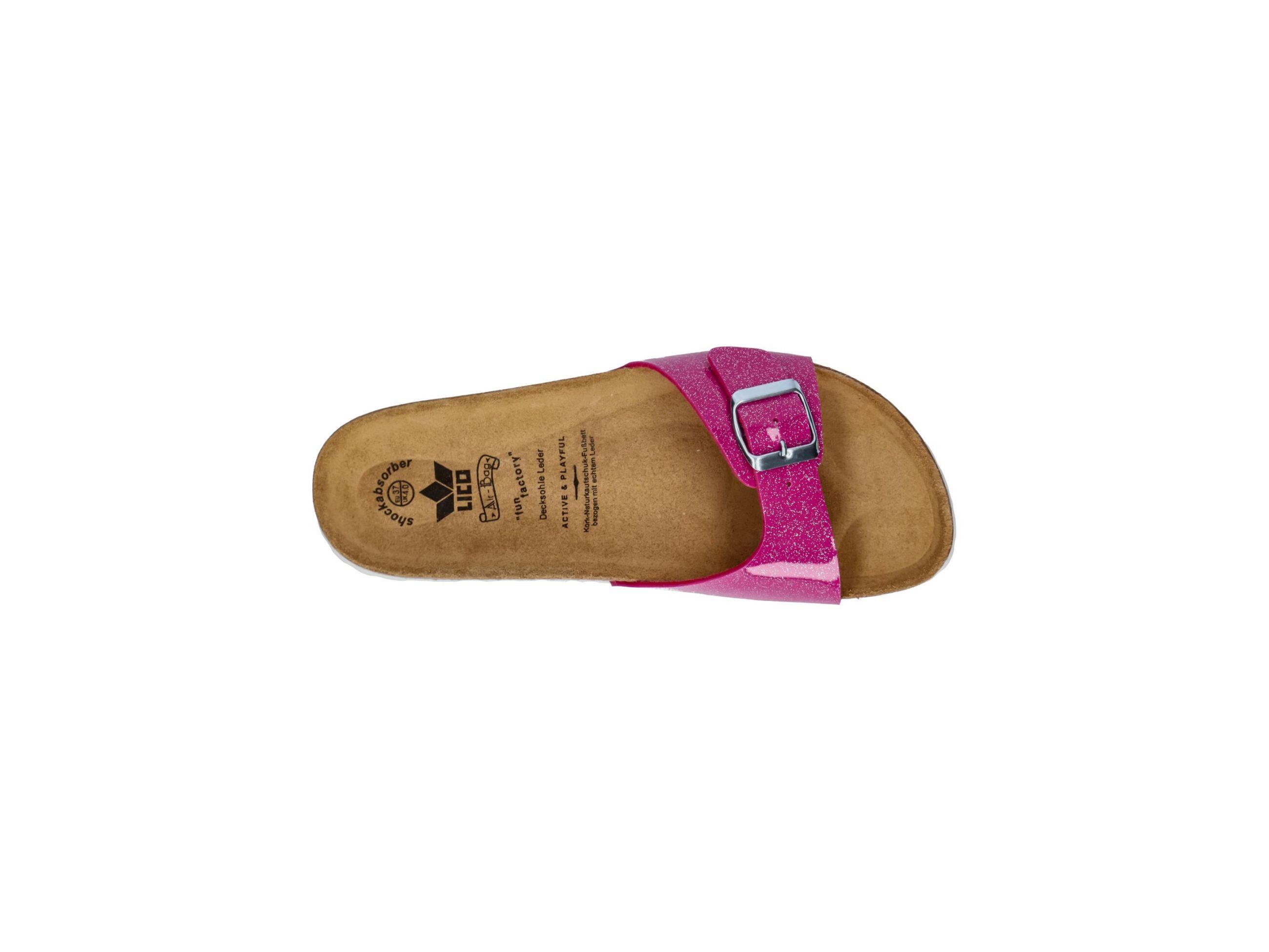 Pantolette Damen Schnallen LICO Bioline Once More 5/6