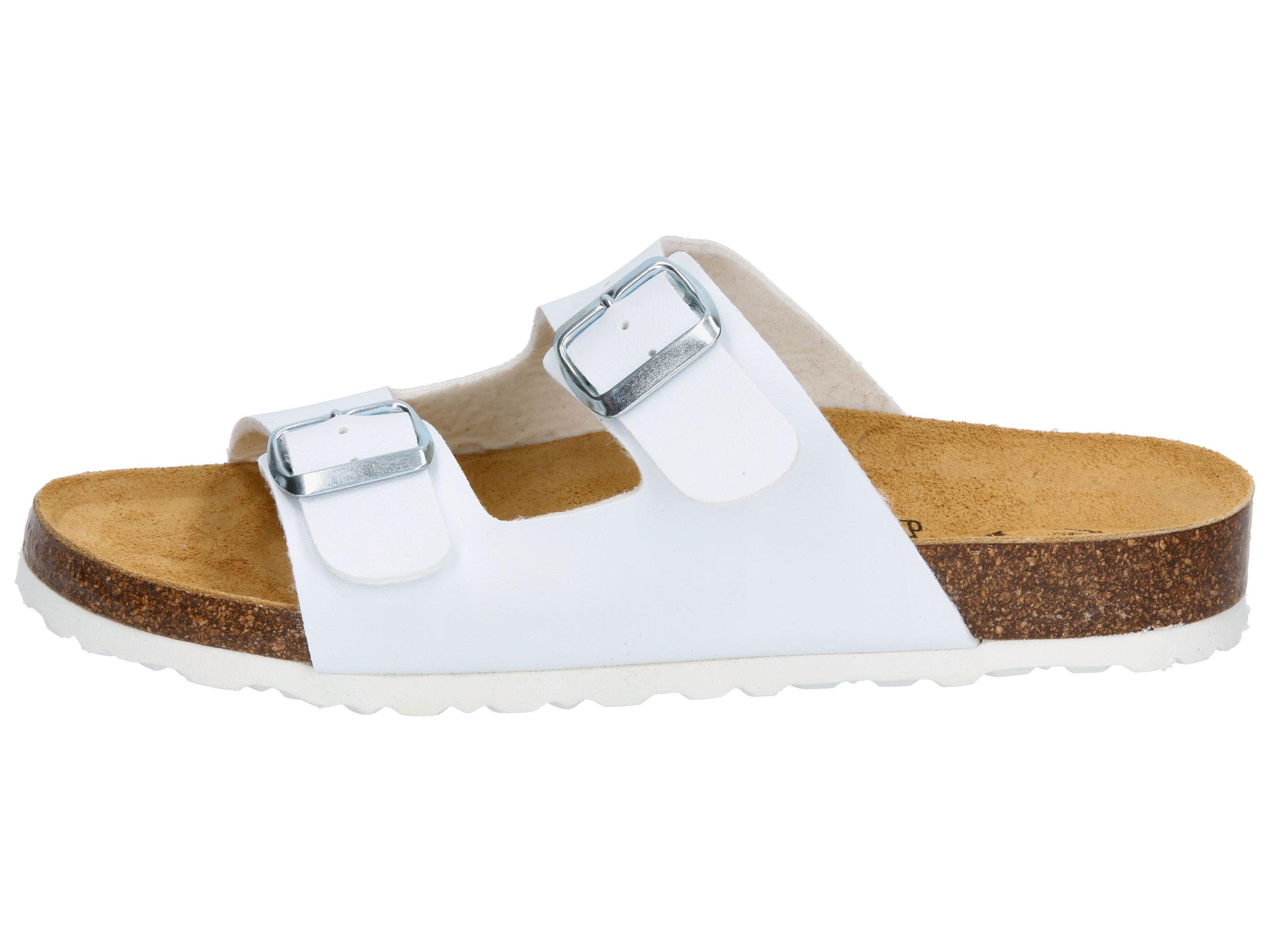 Pantolette Damen Schnallen LICO Bioline Platino 2/6
