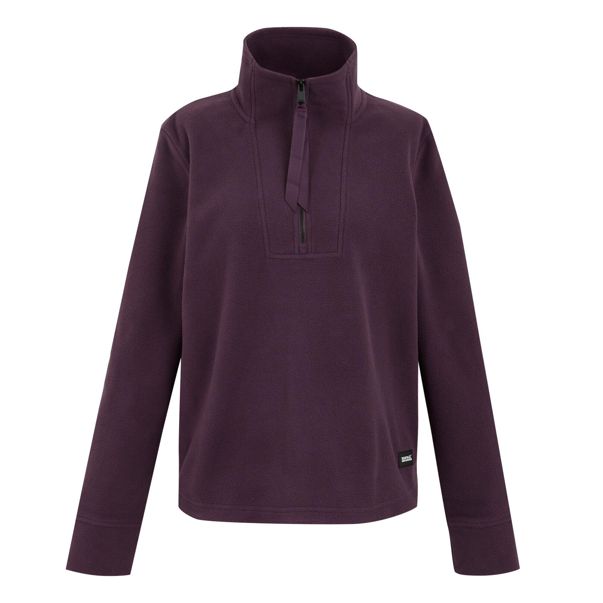 REGATTA Camisola de lã com meio fecho para senhora/senhora Juliette Ameixa Profunda