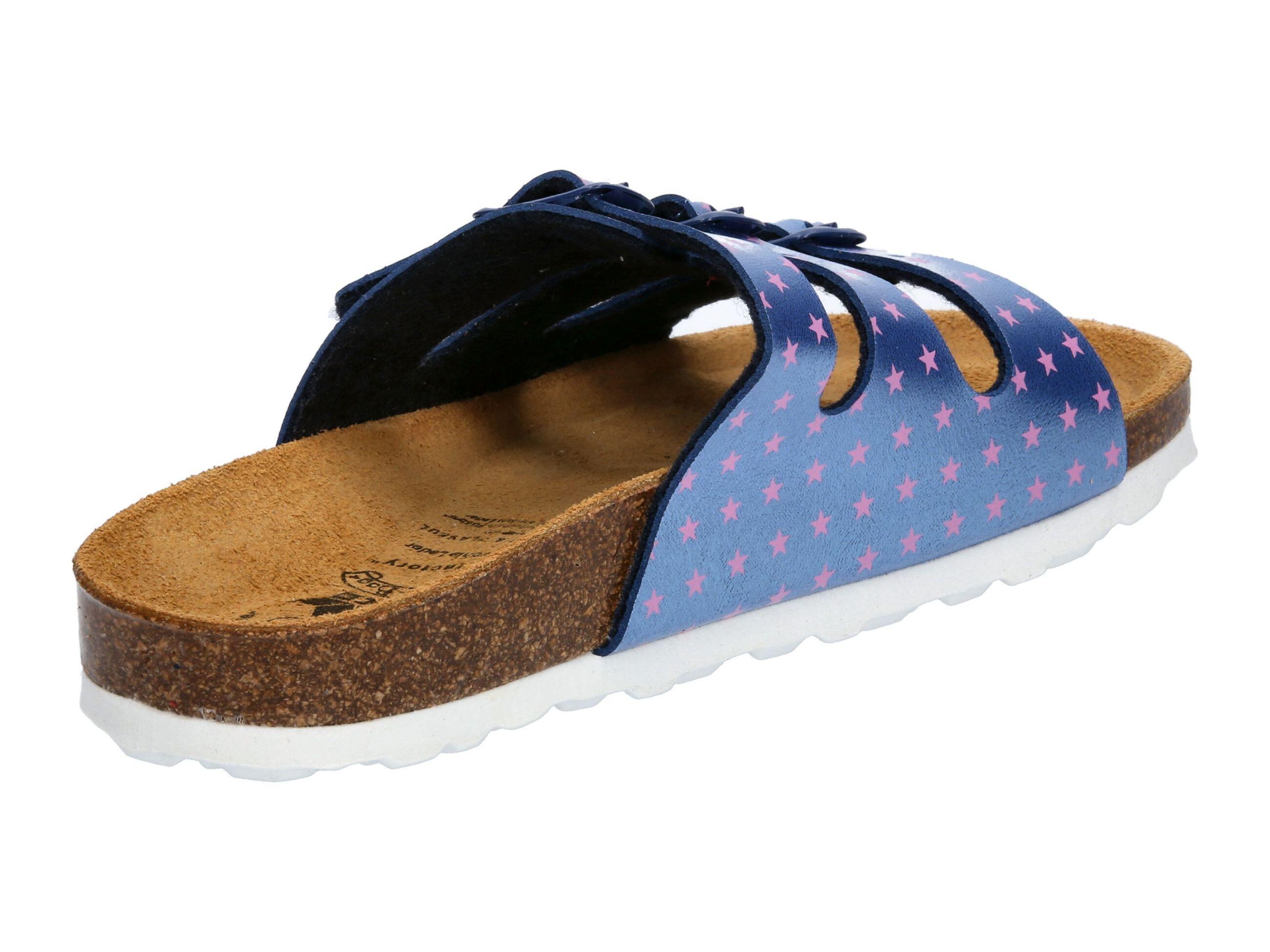 Pantolette Mädchen Schnallen LICO Bioline Star 4/6