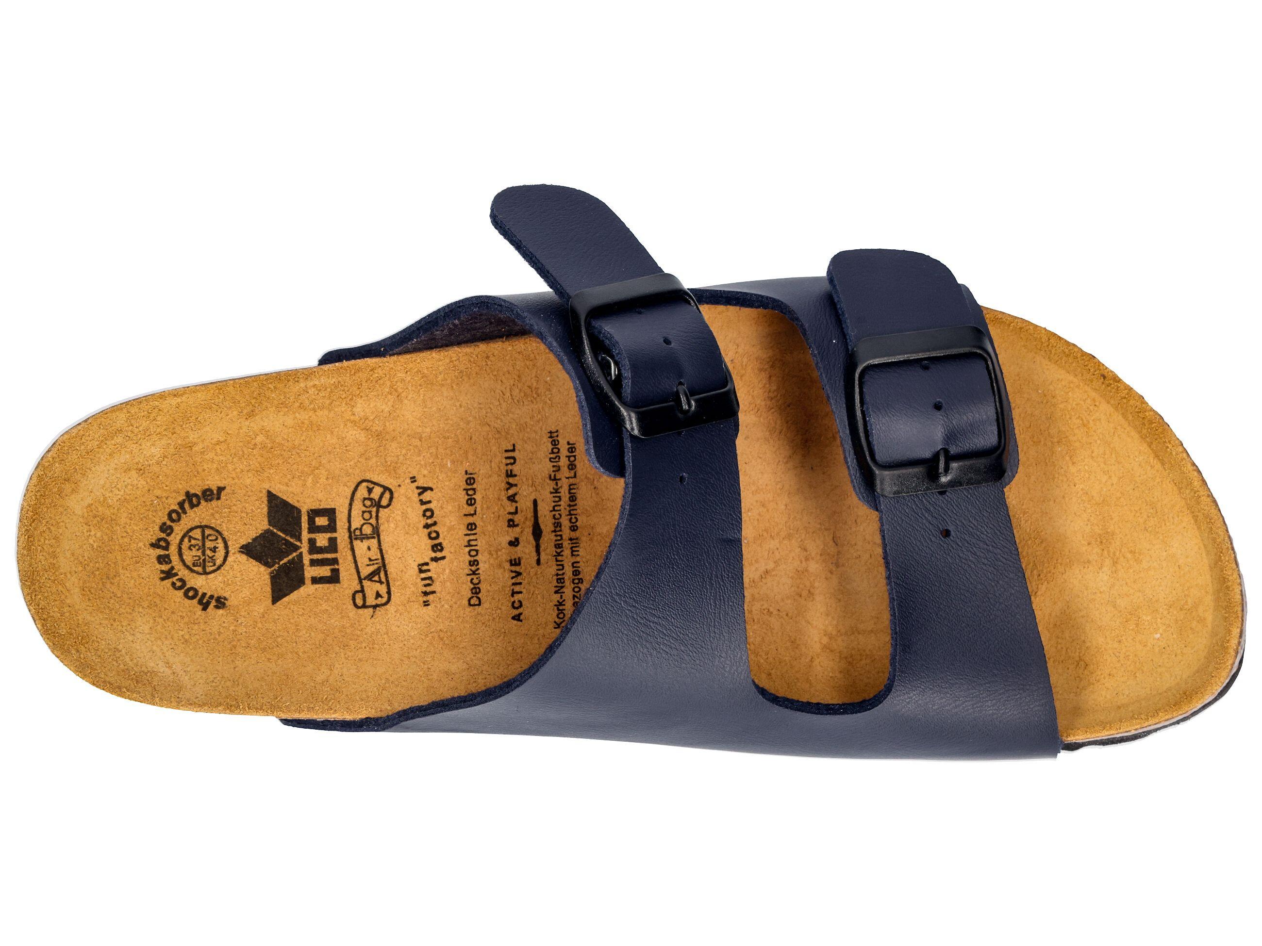 Mule Boucles Femmes LICO Bioline Platino 5/6