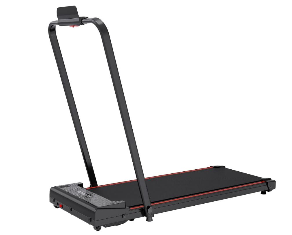 Klappbares Laufband, CITYSPORTS ZX2 1400W Motor, 1-12 km/h, Schwarz mit Rot 2/5