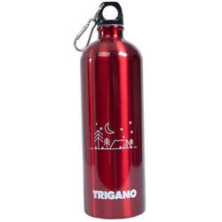 Gourde inox rouge 1 L