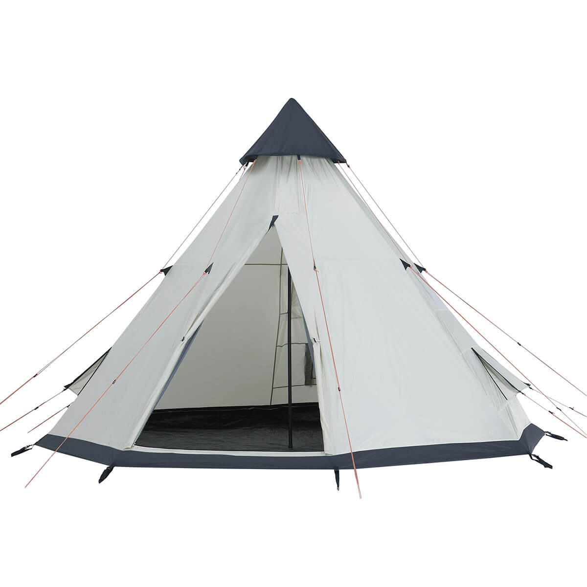 Trigano - Tipi Camping Cherokee 350 - Trigano - Tente - Blanc - 4 Places - Decathlon
