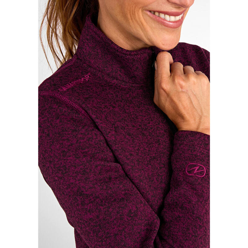 Veste polaire chaude fine et légère col montant Femme-THERMOLACTYL