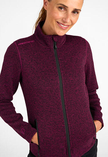 Veste polaire chaude fine et légère col montant Femme-thermique Thermolactyl