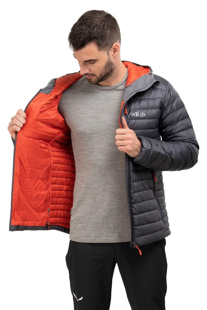 Kurtka puchowa męska Rab Microlight Alpine Jacket z kapturem 4/7