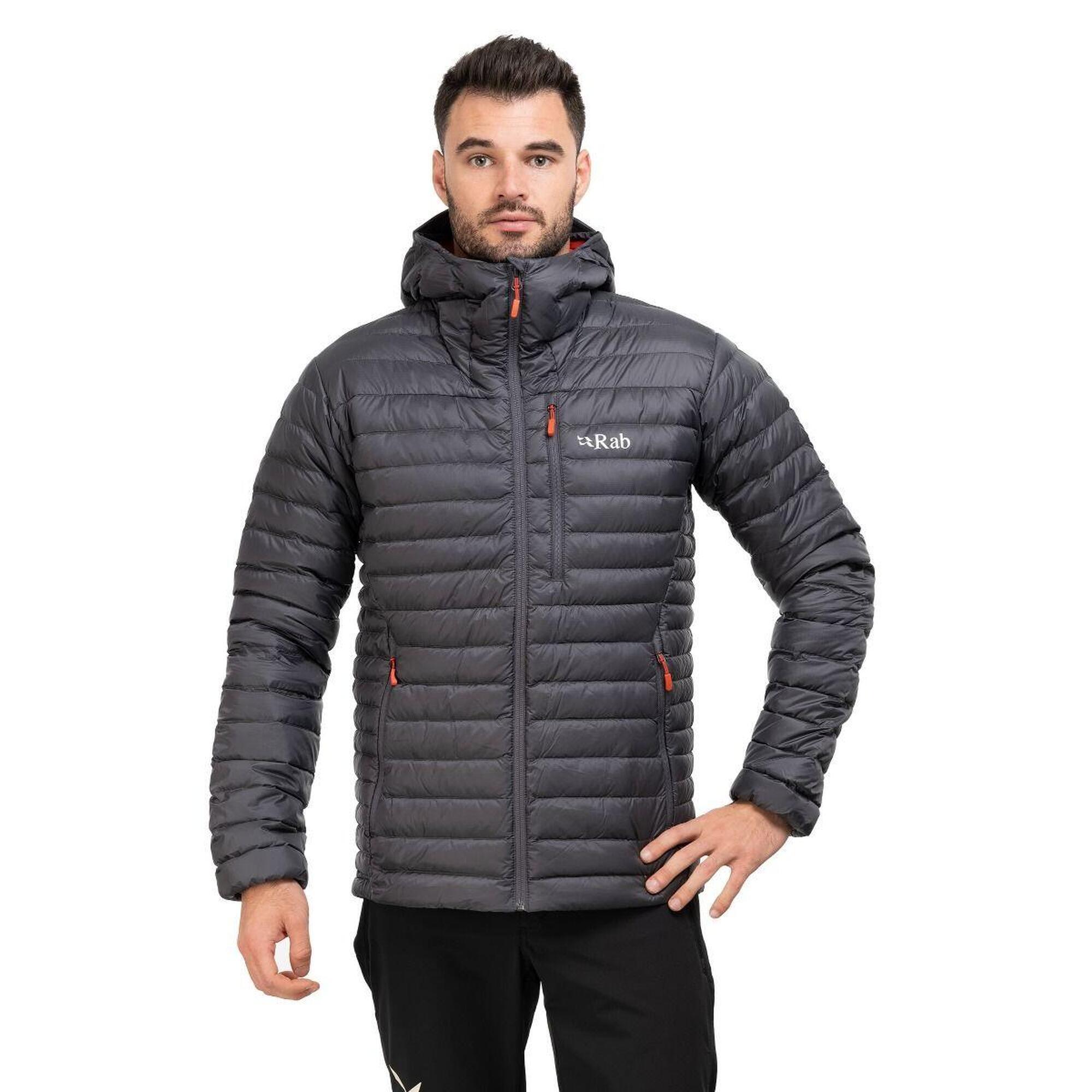 Kurtka puchowa męska Rab Microlight Alpine Jacket z kapturem