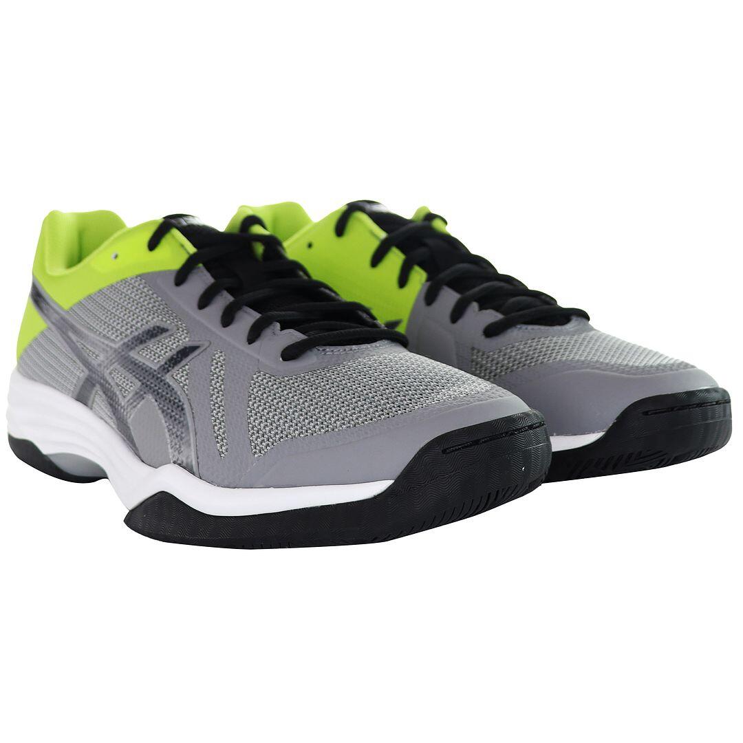 Asics Gel-Tactic Mens Grey/Green Trainers 2/7