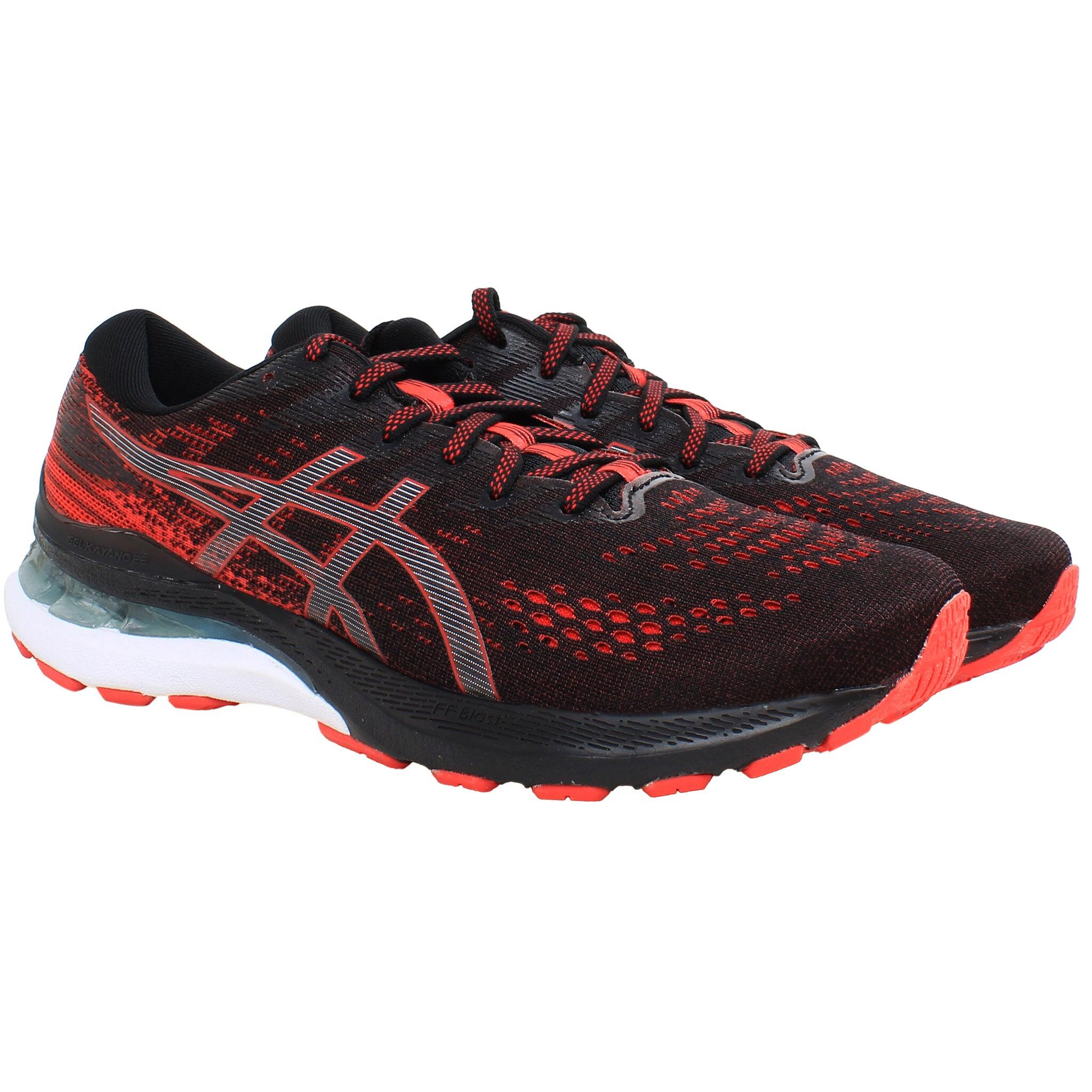 Asics Gel-Kayano 28 Mens Black/Red Running Shoes 5/5
