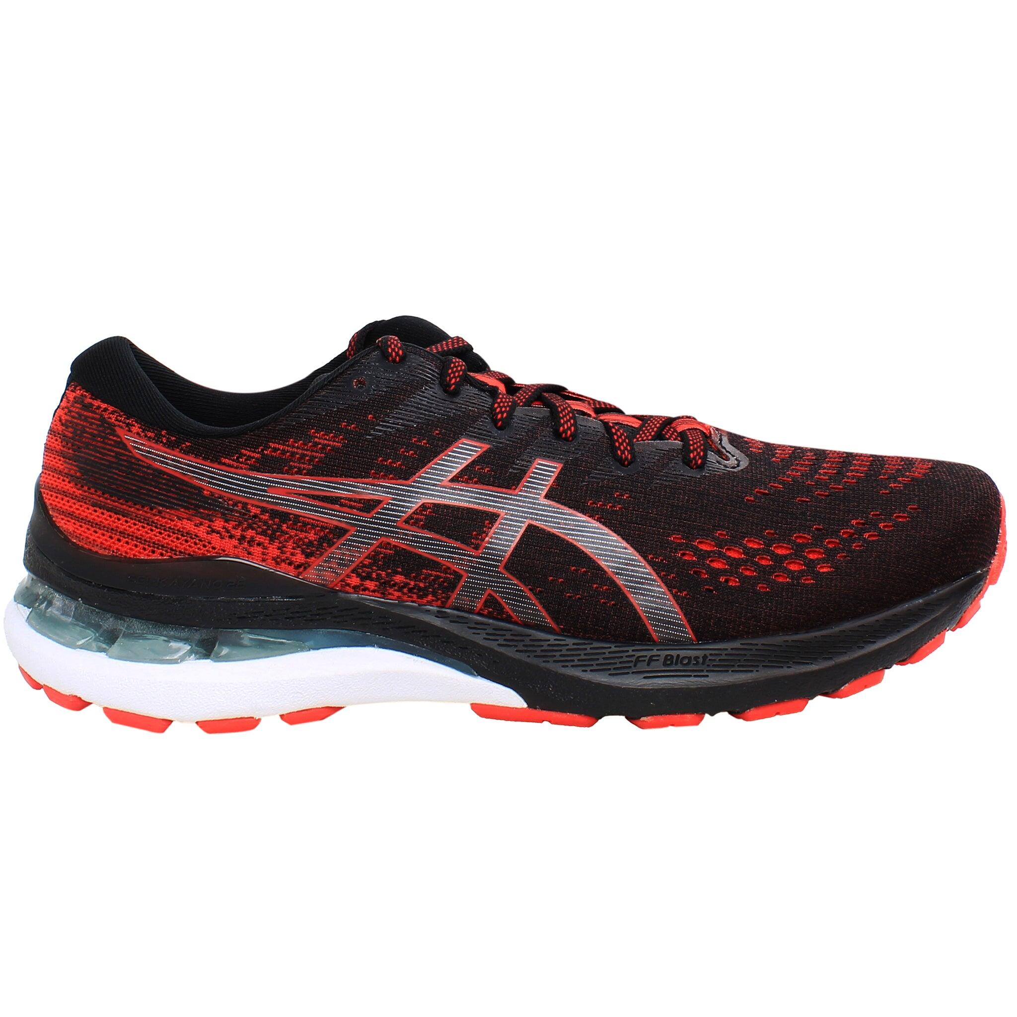 Asics Gel-Kayano 28 Mens Black/Red Running Shoes 4/5
