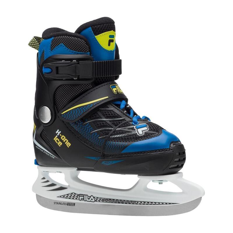 Fila "X One Ice" Patins ajustables pour enfants en bleu - Kids