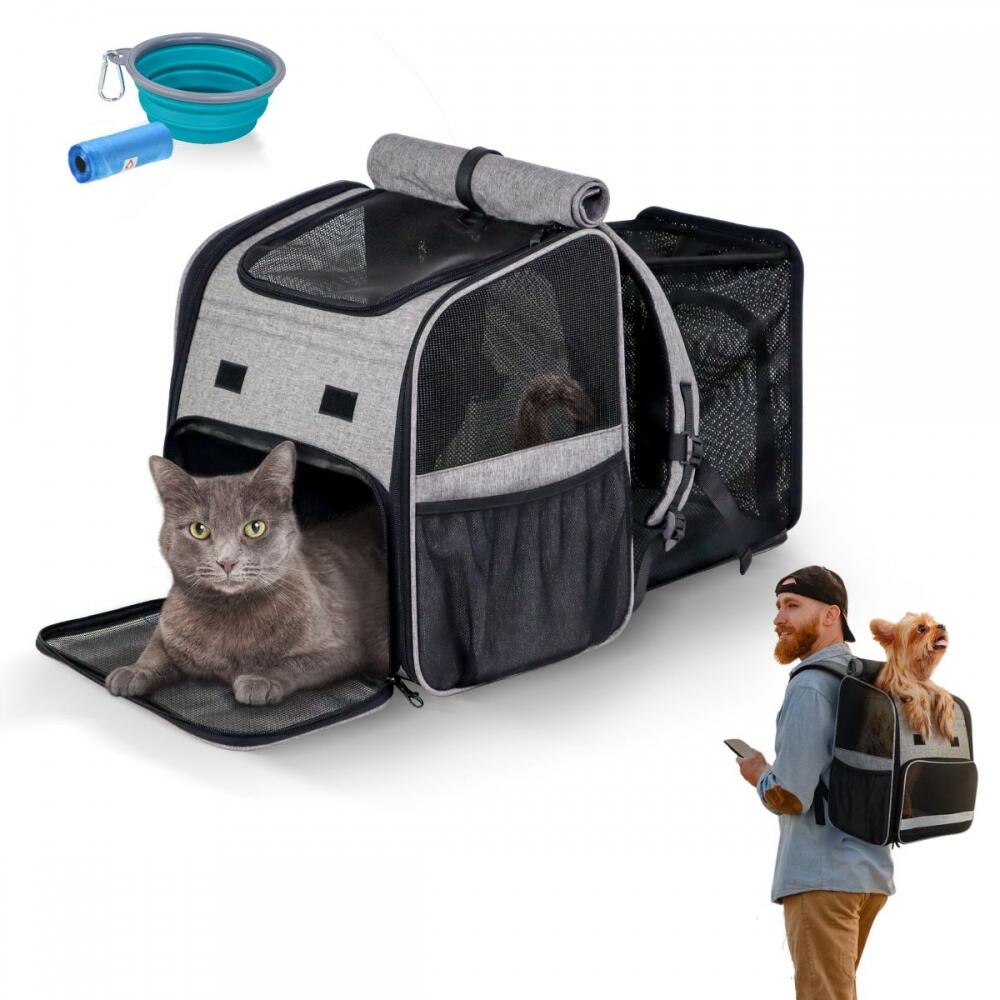 Caixa de transporte dobrável para animais de estimação 37 x 29 x 37,5 cm