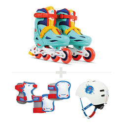 Patins en ligne OLSSON KIT complet MAX S : Patins, Casque HERO et Protections