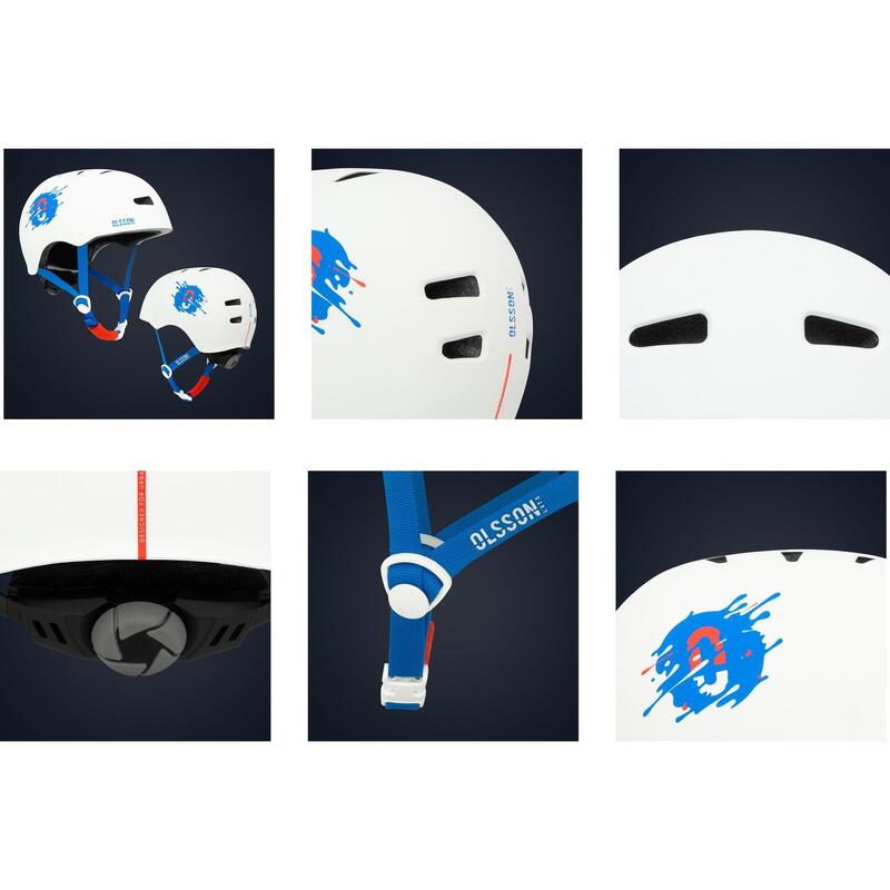 Patins en ligne OLSSON KIT complet HALLEY M : Patins + Casque + Protections
