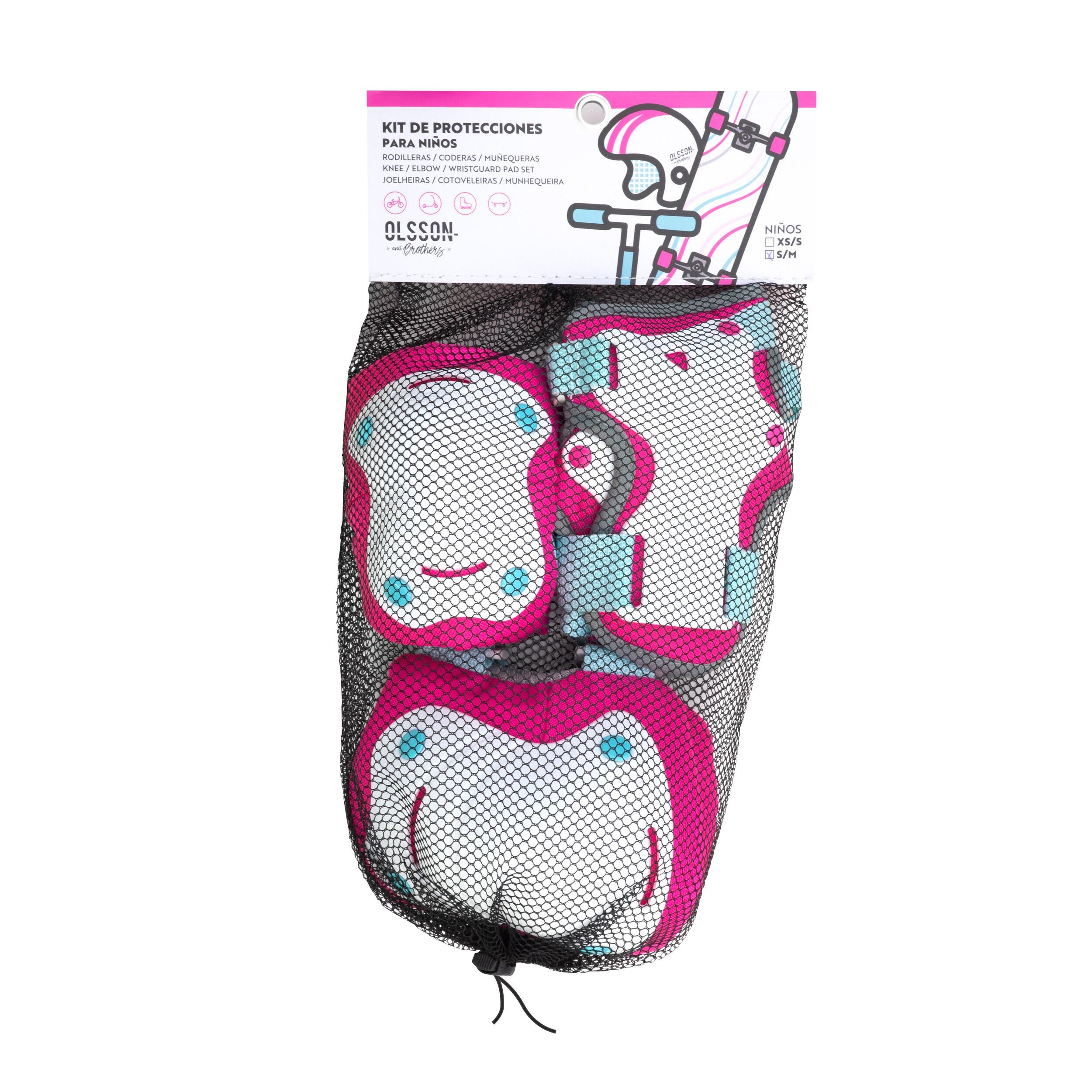 Patins en ligne OLSSON KIT complet SALLY XS : Patins, Casque HERO et Protections 5/6