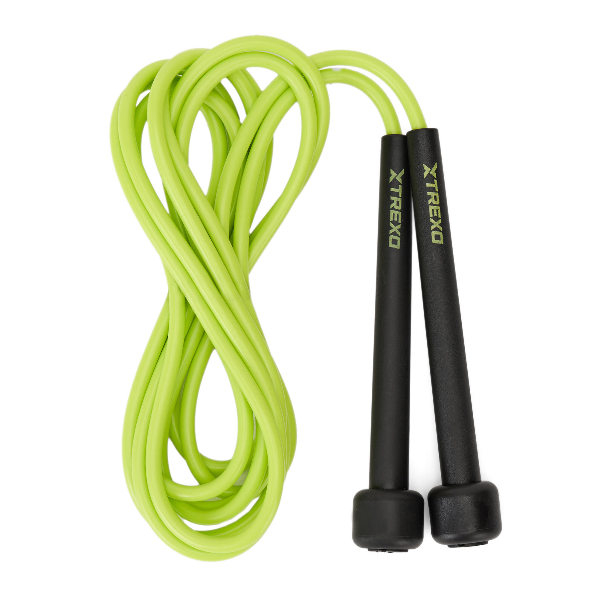 Coardă de sărit XTREXO Basic verde-limon