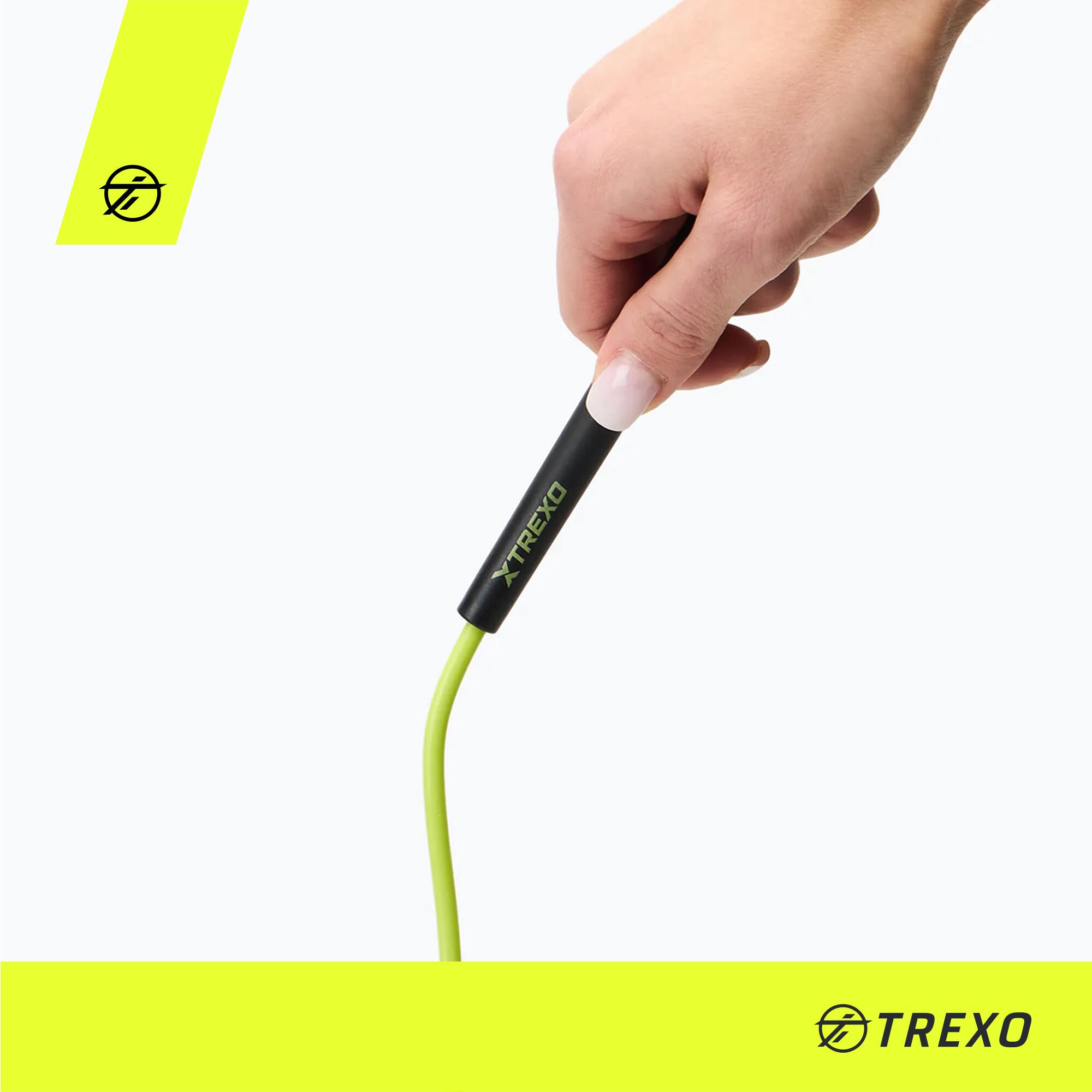 Corda de pular limão XTREXO Basic 4/7