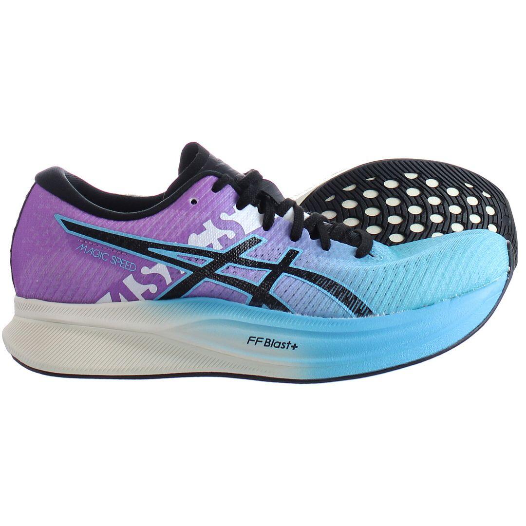 Asics Magic Speed 2 Ekiden Womens Blue/Purple Trainers 4/5