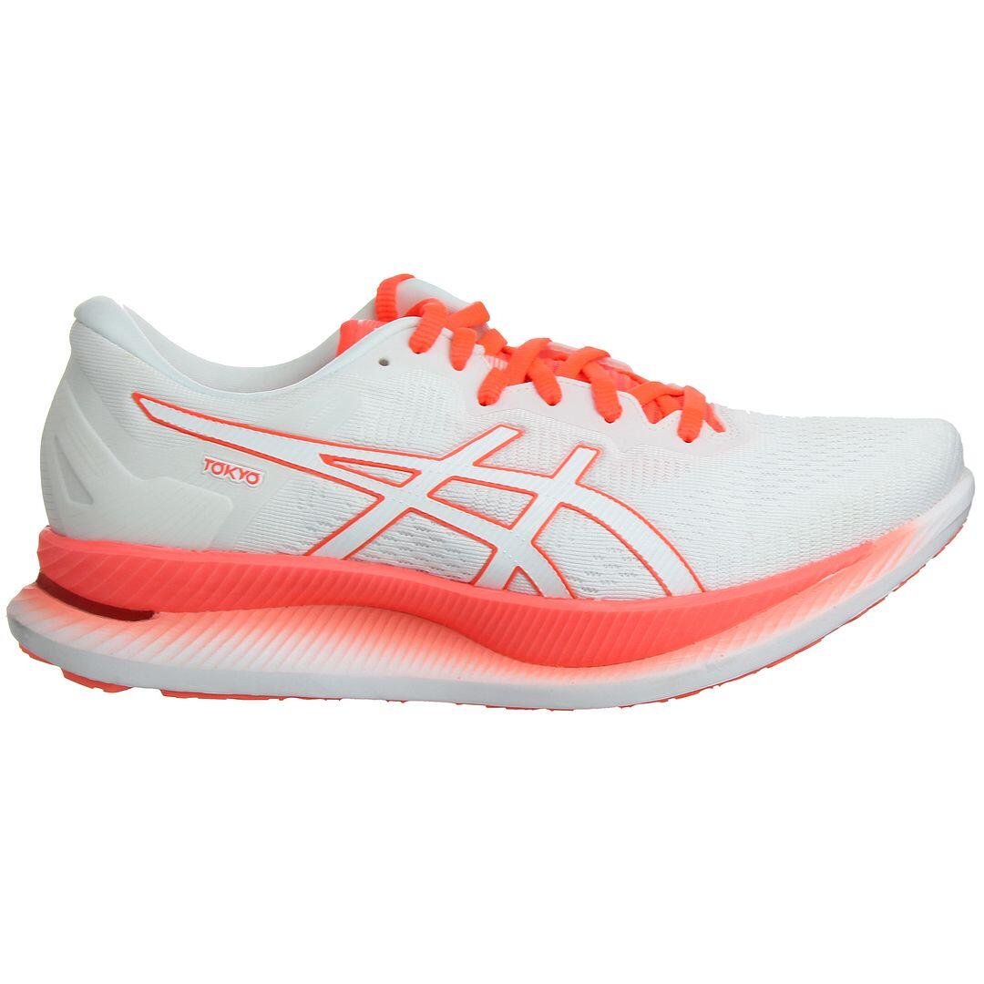 ASICS Asics GlideRide TOKYO Womens White Running Trainers