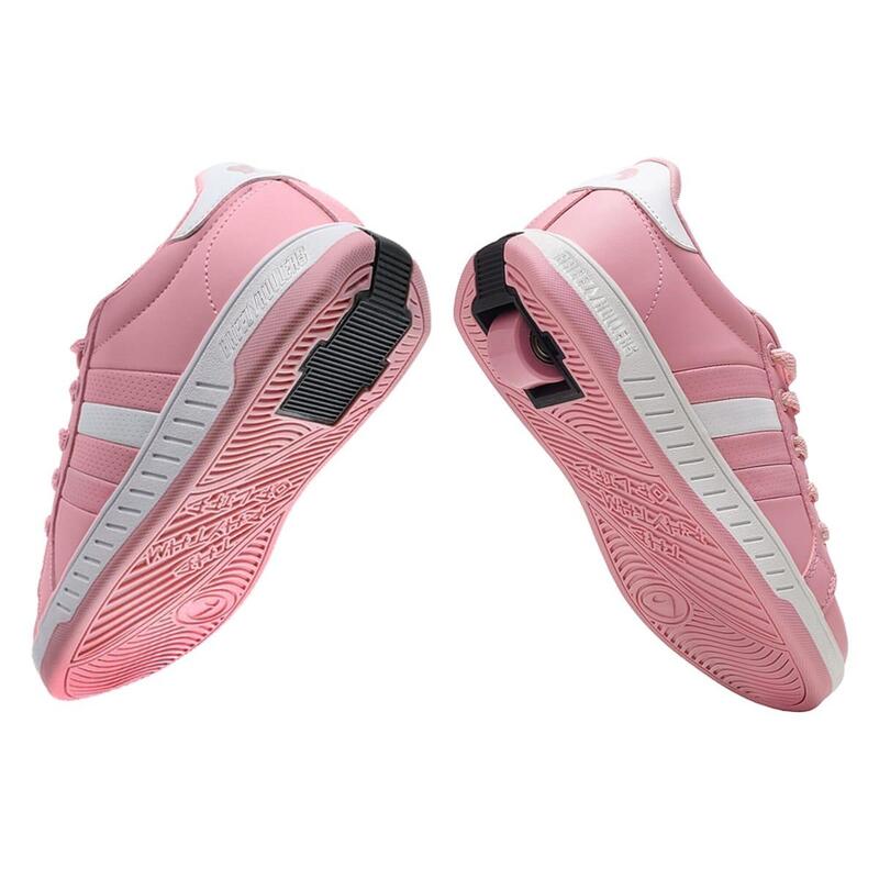 Chaussures à roulettes BREEZY ROLLERS 2176242 filles blanc/rose