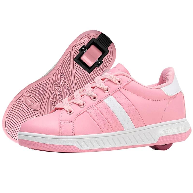 Chaussures à roulettes BREEZY ROLLERS 2176242 filles blanc/rose