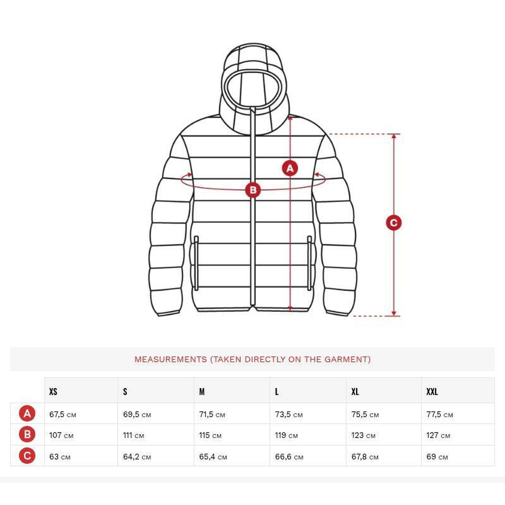 Doudoune imperméable homme Lifestyle Natur Blanc