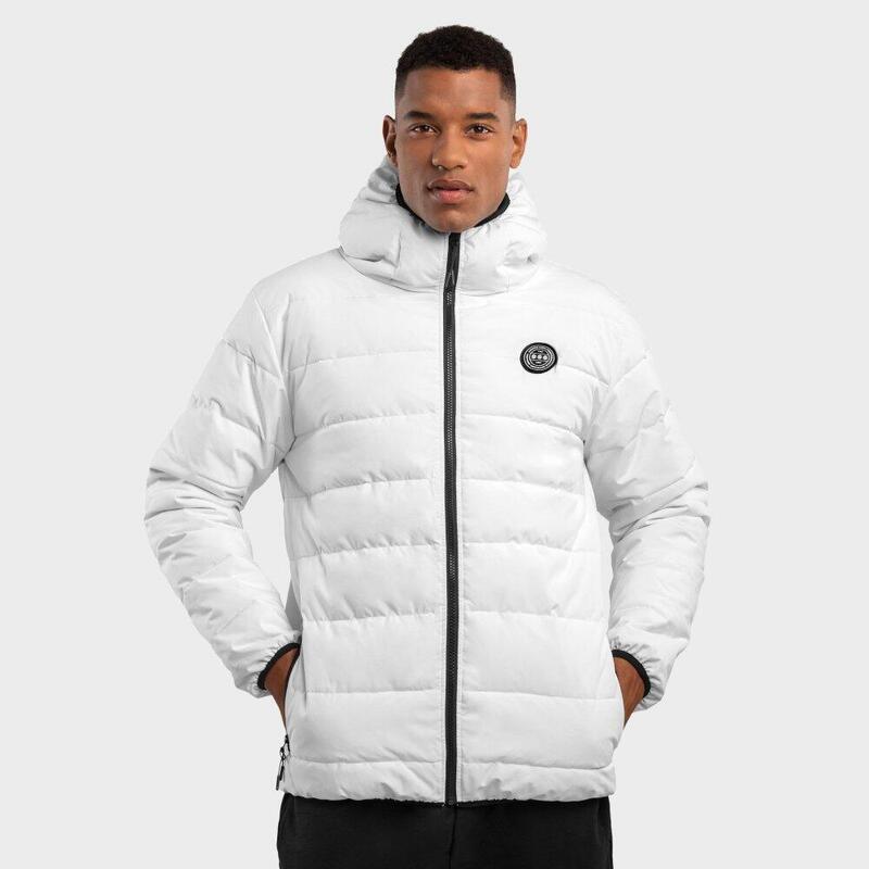 Herren Lifestyle wasserfeste steppjacke Natur Siroko Weiß