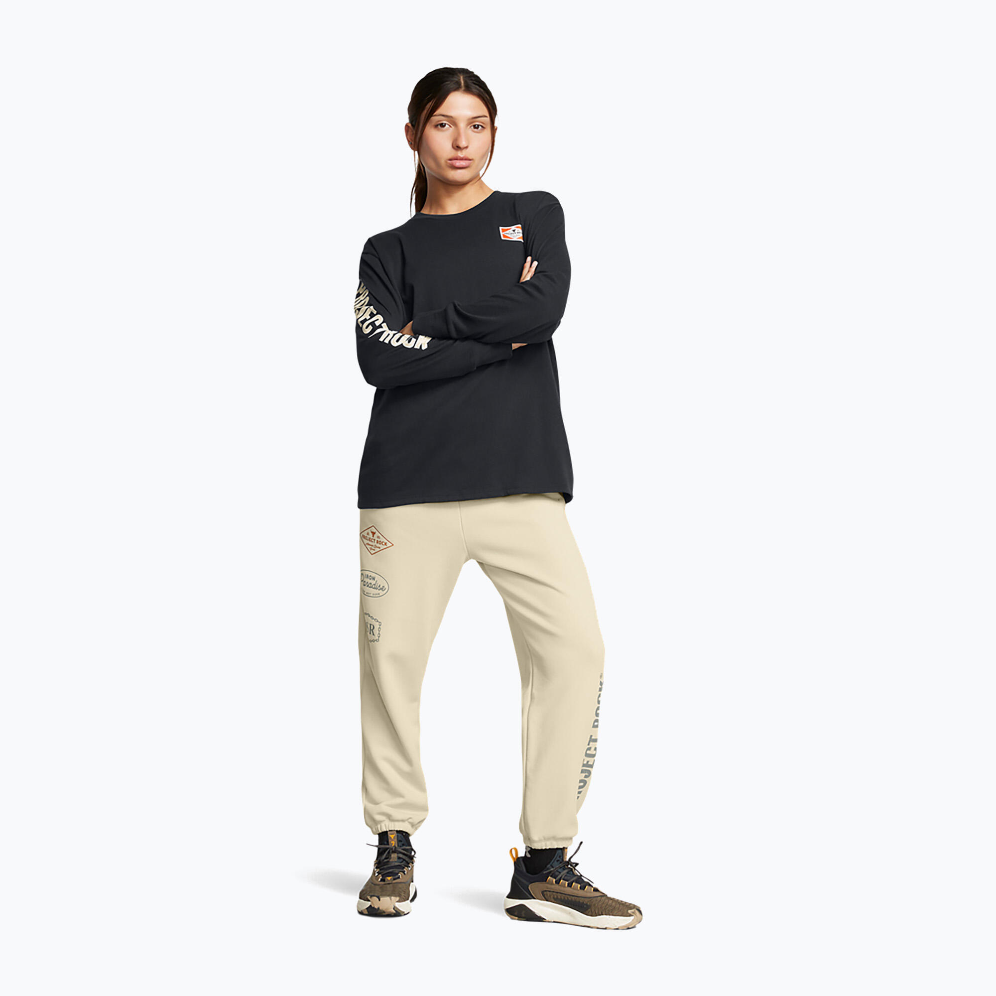 Pantalon de training femme Project Rock HWT Pnt Under Armour 3/5