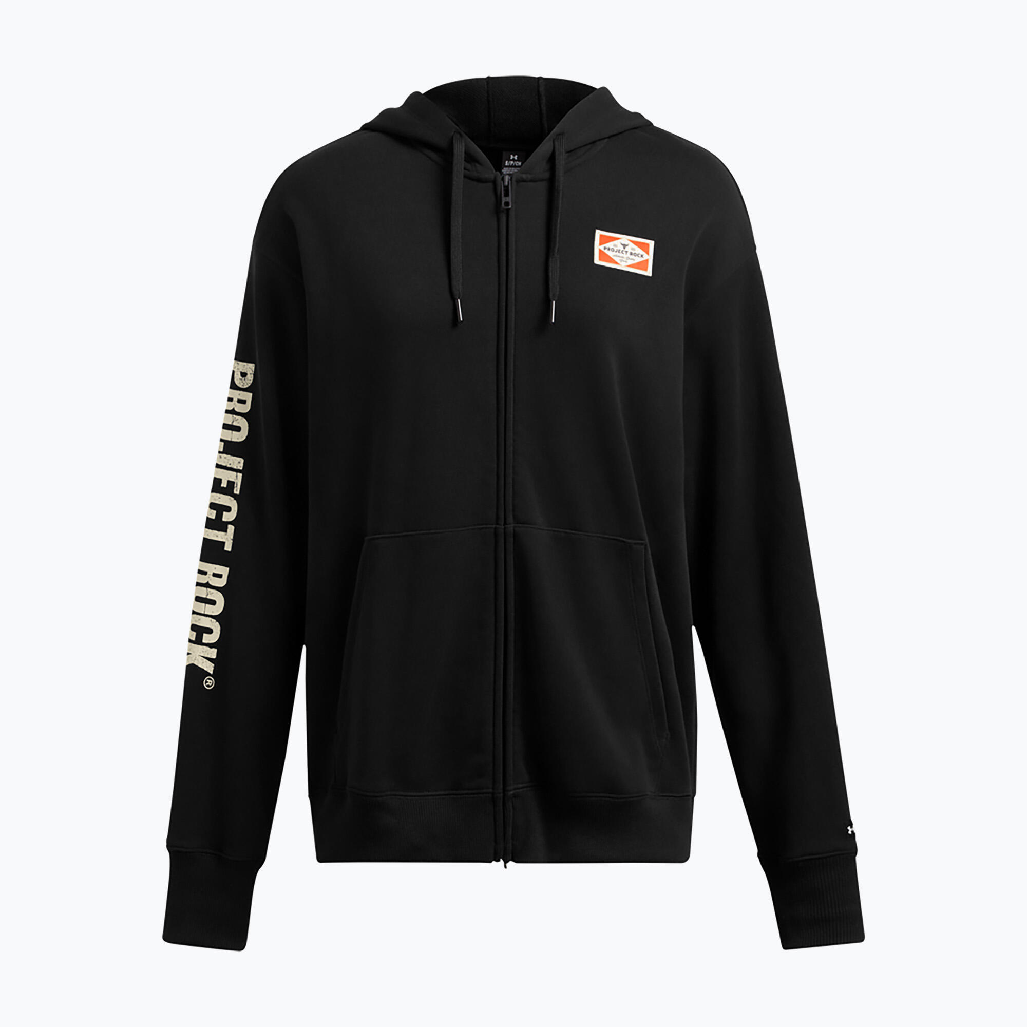 Sweat femme Under Armour Project Rock HWT Full Zip Hard at Work 2/2