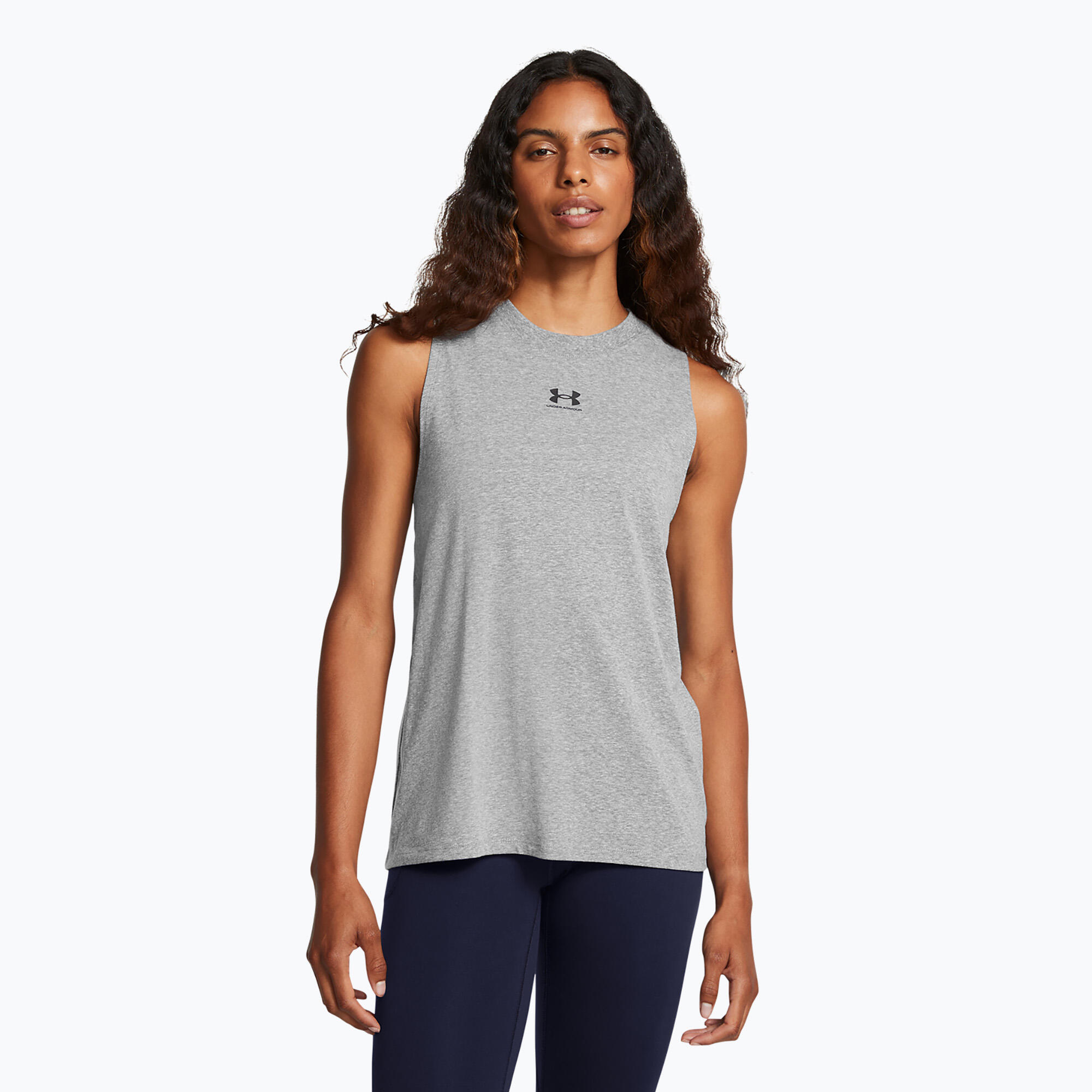 Débardeur d'entraînement femme Rival Muscle Tank Under Armour 3/5