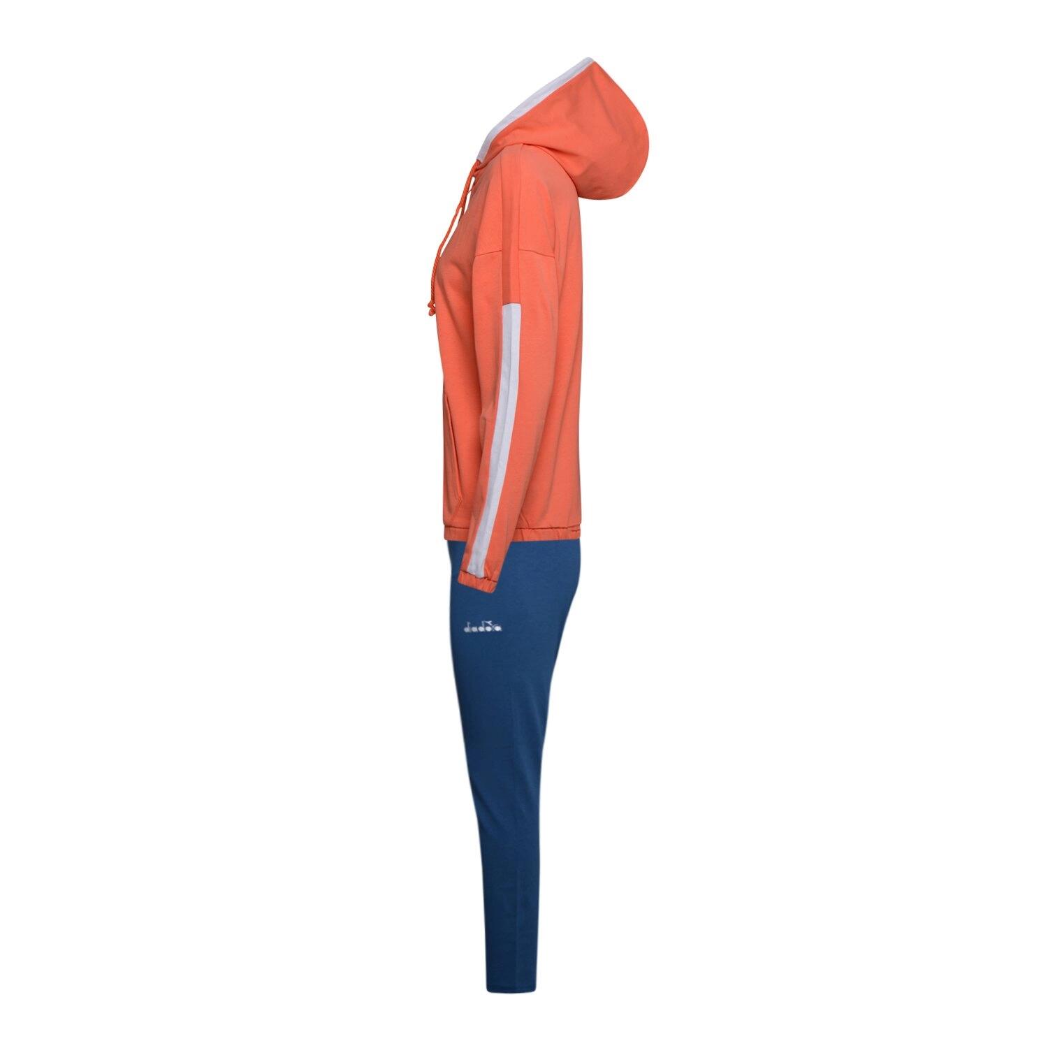 Zestaw dresowy damski DIADORA L. TRACKSUIT HOODIE CORE 3/4