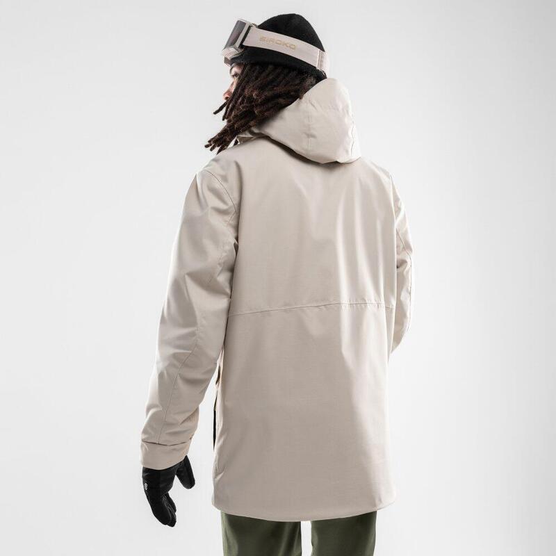 Veste snowboard premium homme Sports d'hiver Ultimate Astun Beige