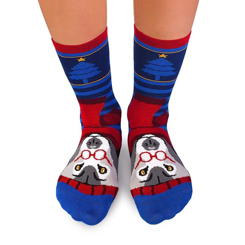 Sosete bambus de craciun Comfort Feet Socks CHRISTMAS WOLF