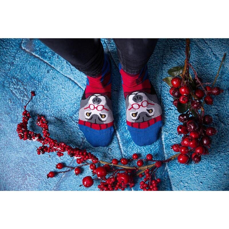Sosete bambus de craciun Comfort Feet Socks CHRISTMAS WOLF