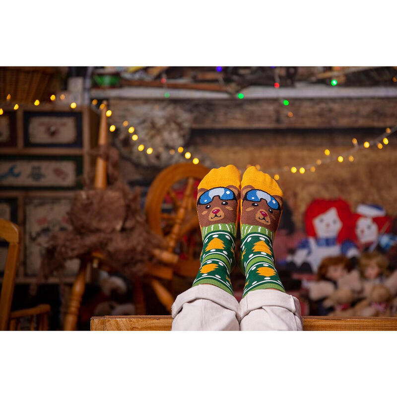 Sosete bambus de craciun Comfort Feet Socks CHRISTMAS BEAR
