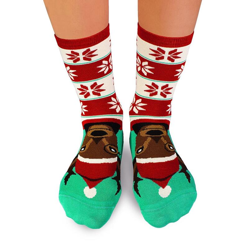 Sosete bambus de craciun Comfort Feet Socks CHRISTMAS DEER