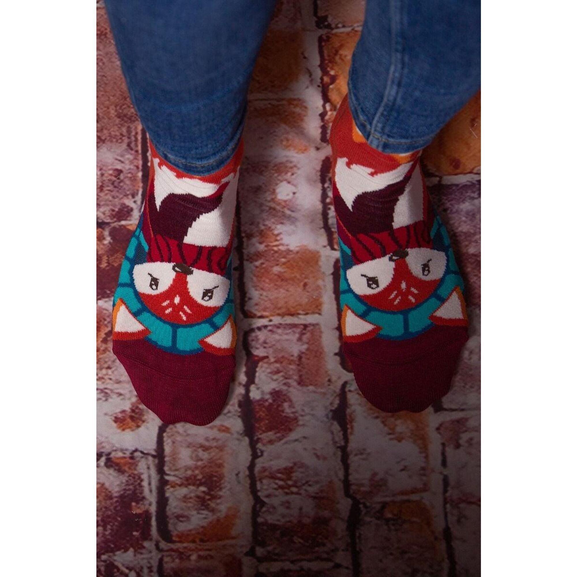 Sosete bambus de craciun Comfort Feet Socks CHRISTMAS FOX
