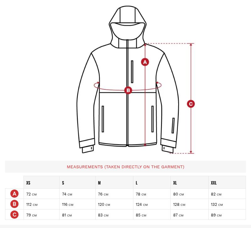 Men Winter sports 's snowboard jacket W2 Budner Red 7/8