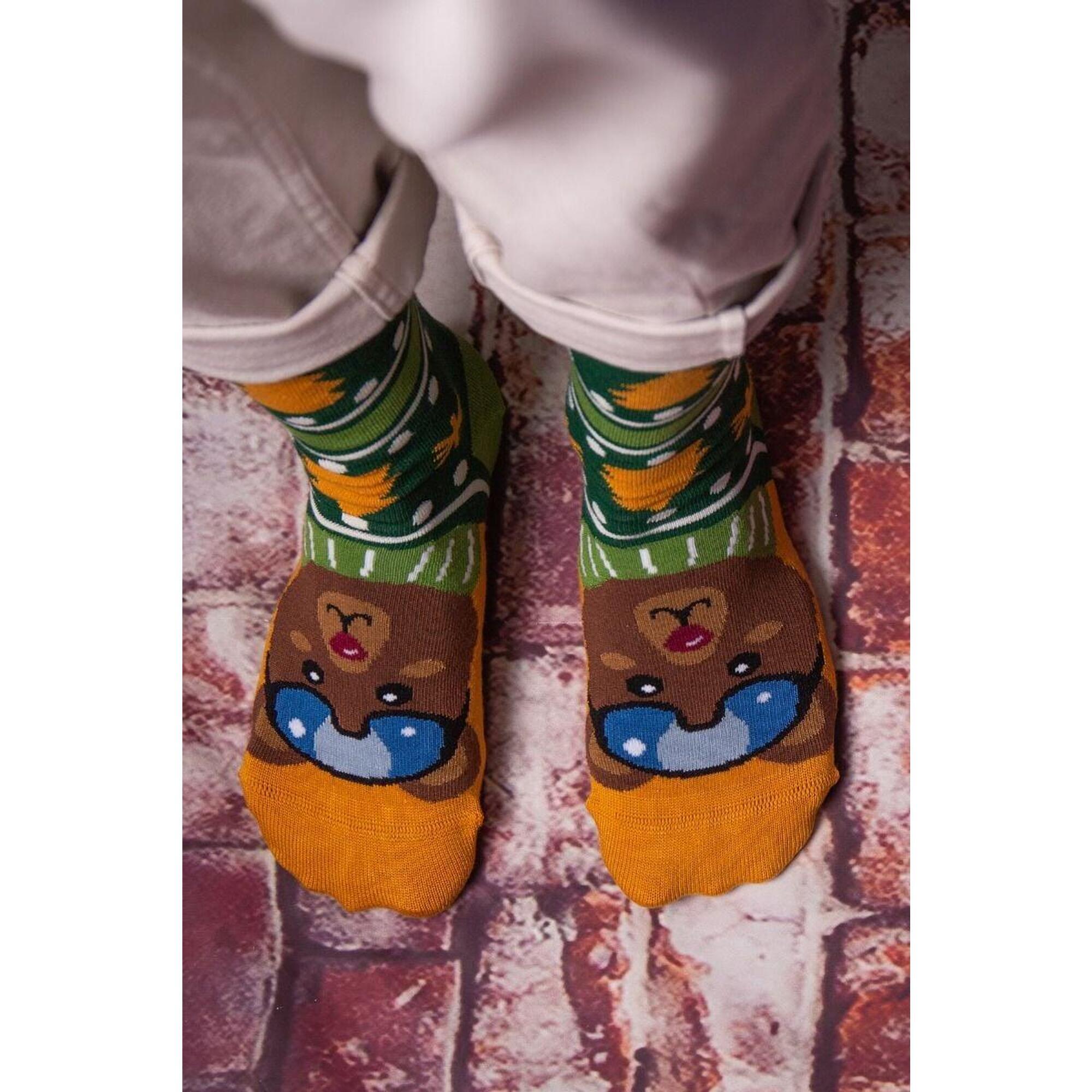 Sosete bambus de craciun Comfort Feet Socks CHRISTMAS BEAR