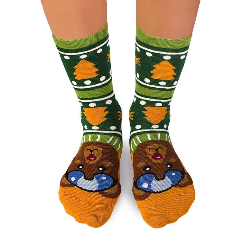 Sosete bambus de craciun Comfort Feet Socks CHRISTMAS BEAR